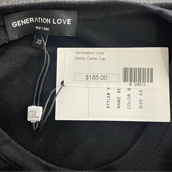 Generation Love Becky Camouflage Long Sleeve Top Size X-Small - Picture 9 of 12